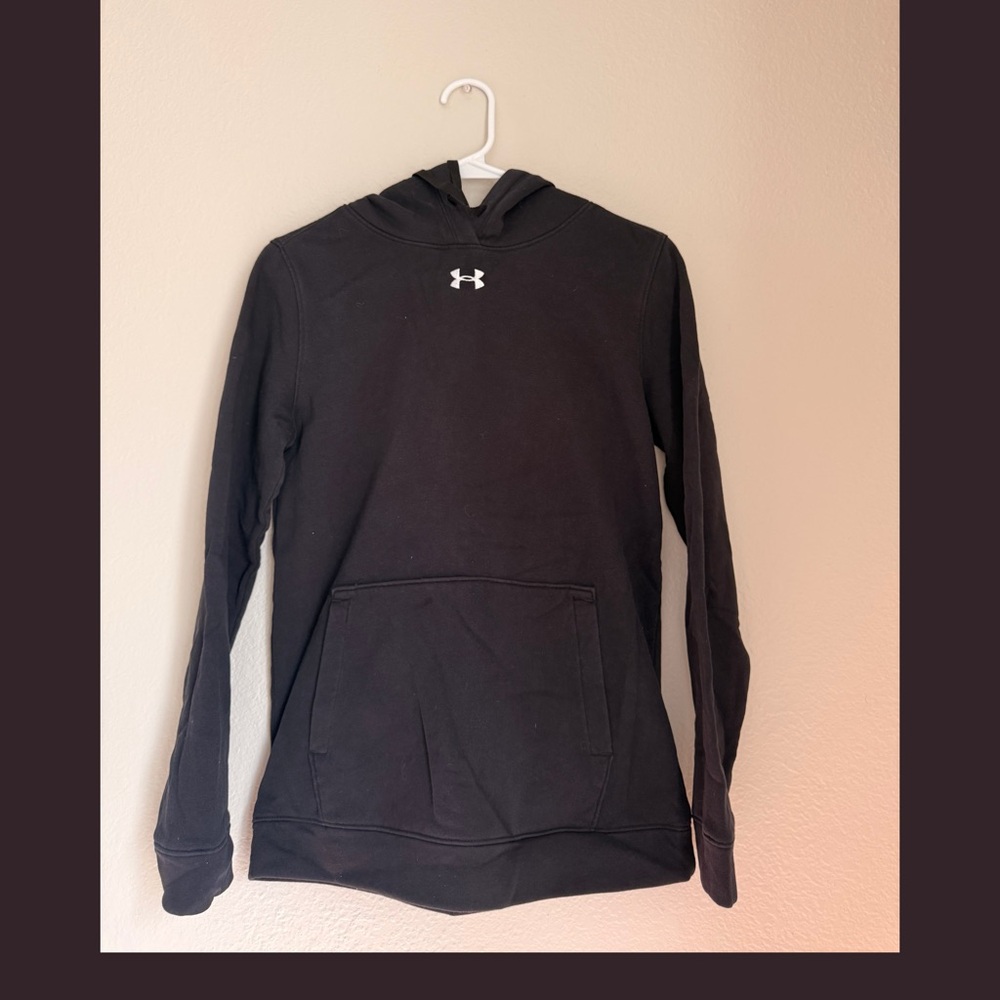 Under Armour Rival Fleece Hoodie Black - Size XS - Excellent Condition